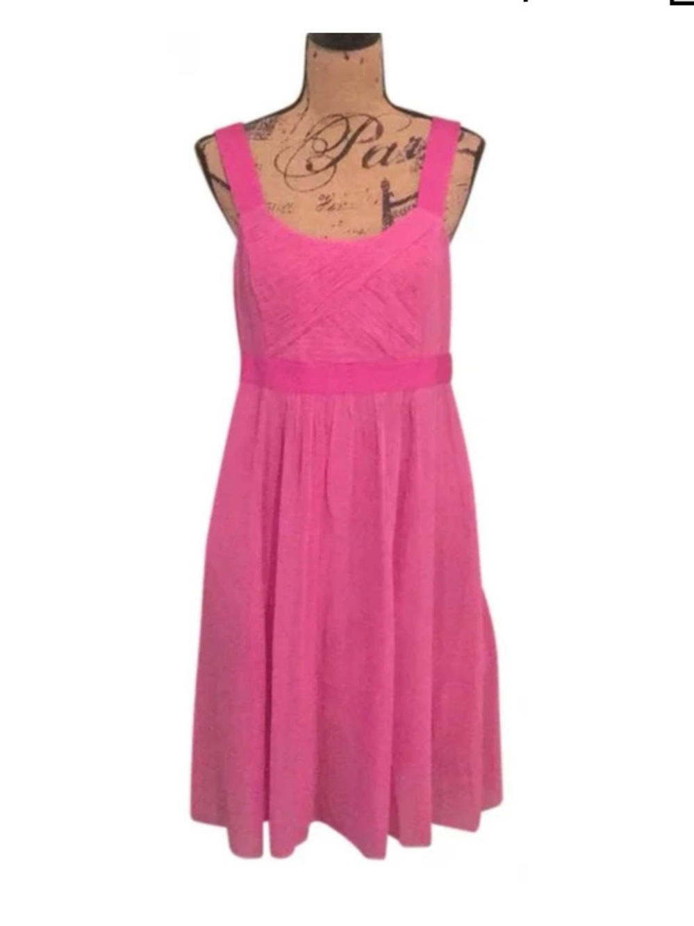 Boden Hot Pink Sleeveless Midi Dress